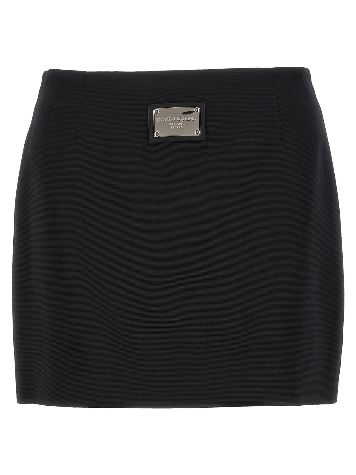 Dolce & Gabbana Black Viscose Long Skirt