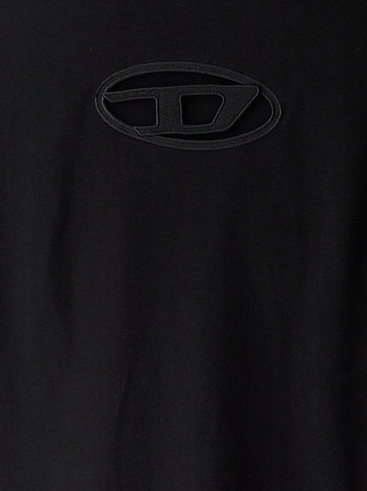 Diesel Black Cotton Short Dress