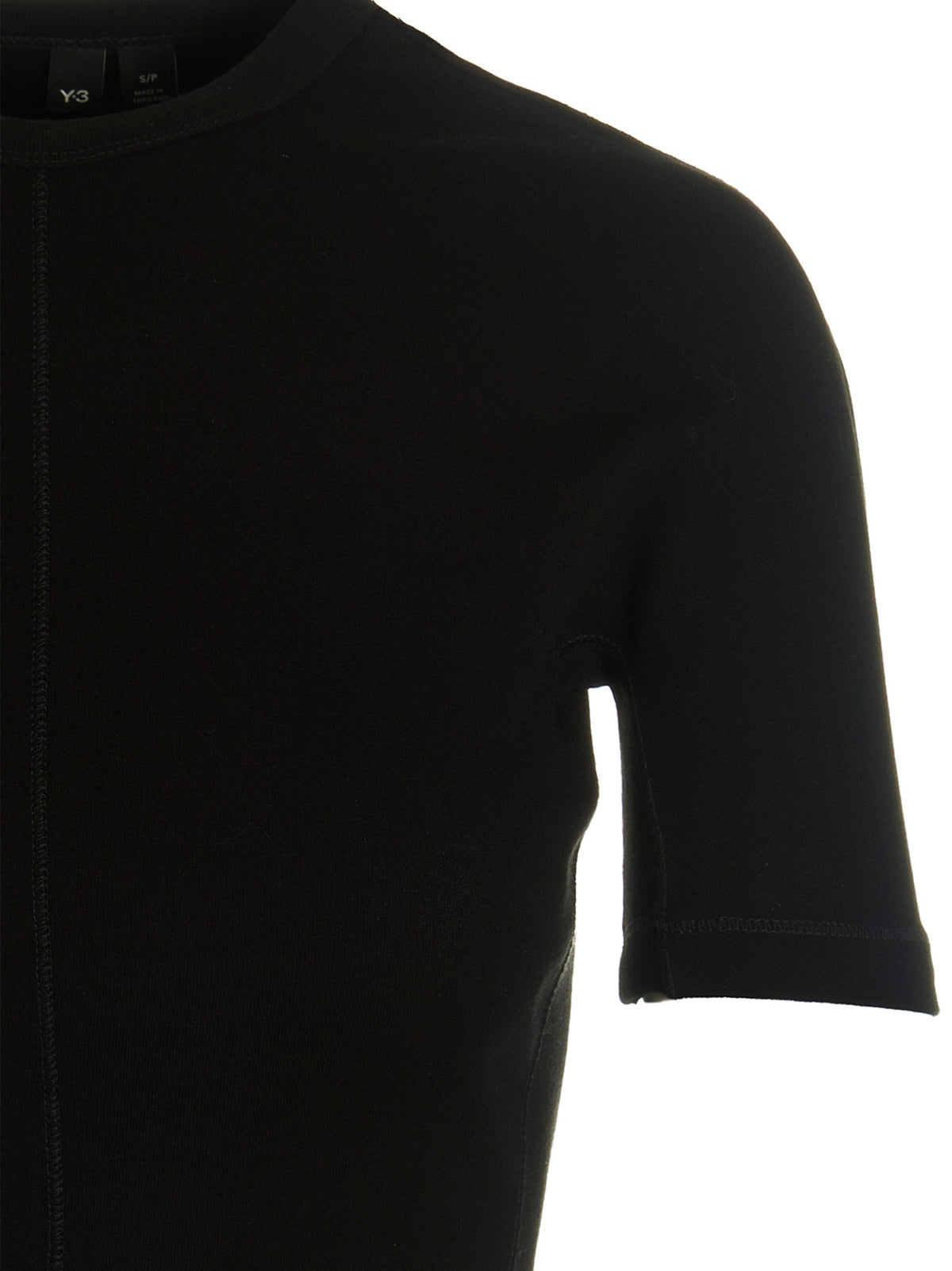 Y-3 Black Cotton T-Shirt