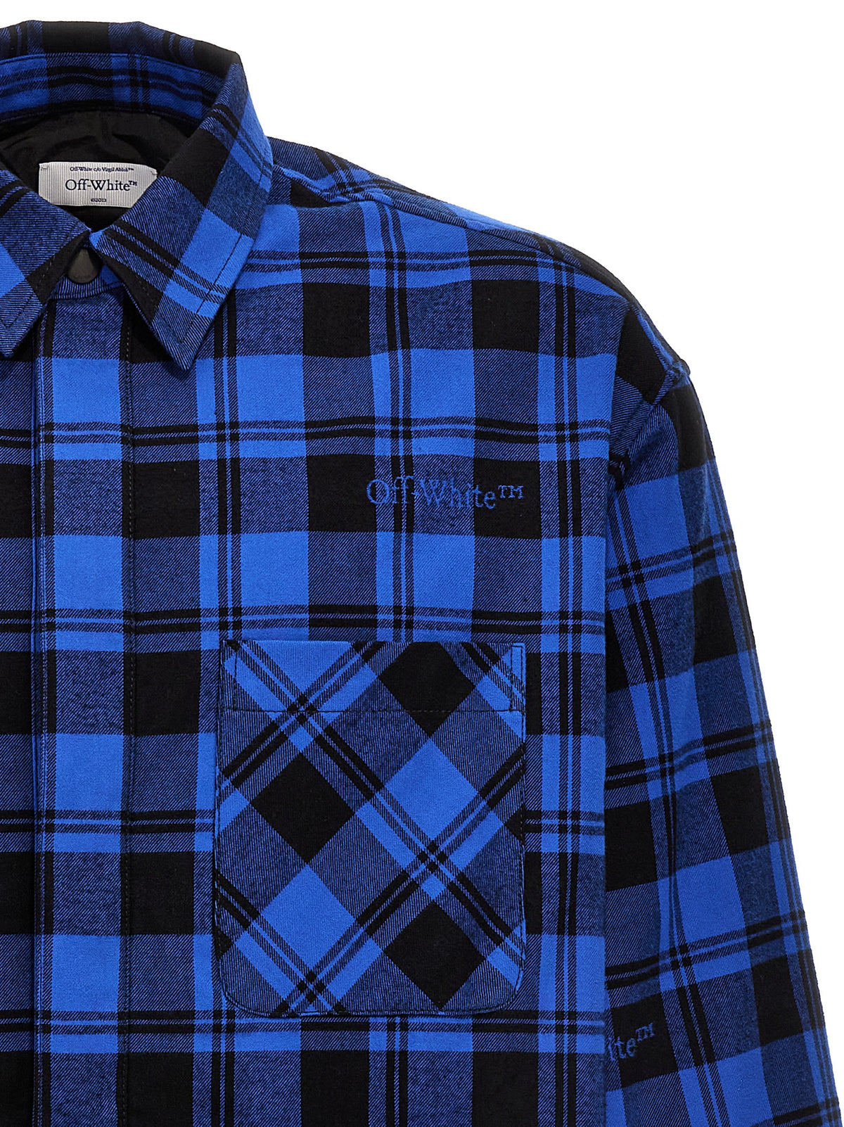 Off-White Blue Cotton Shirt