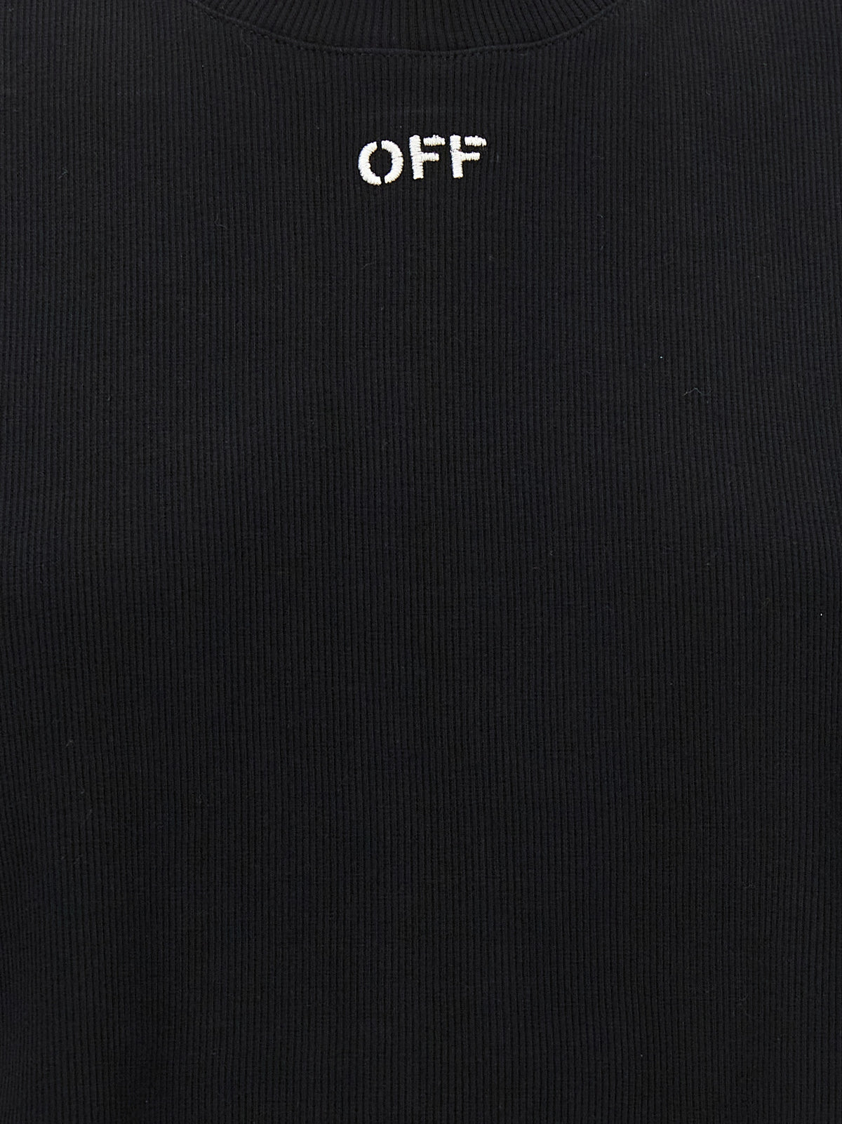 Off-White Black Cotton Sportswear