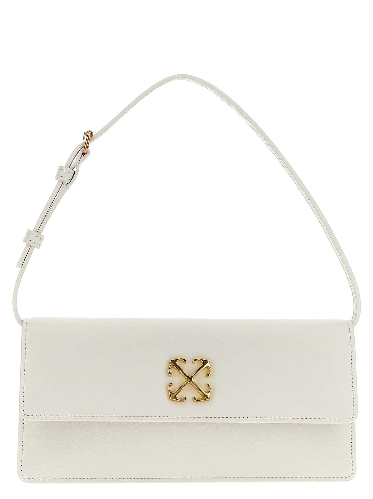 Off-White White Calfskin Shoulder Bag