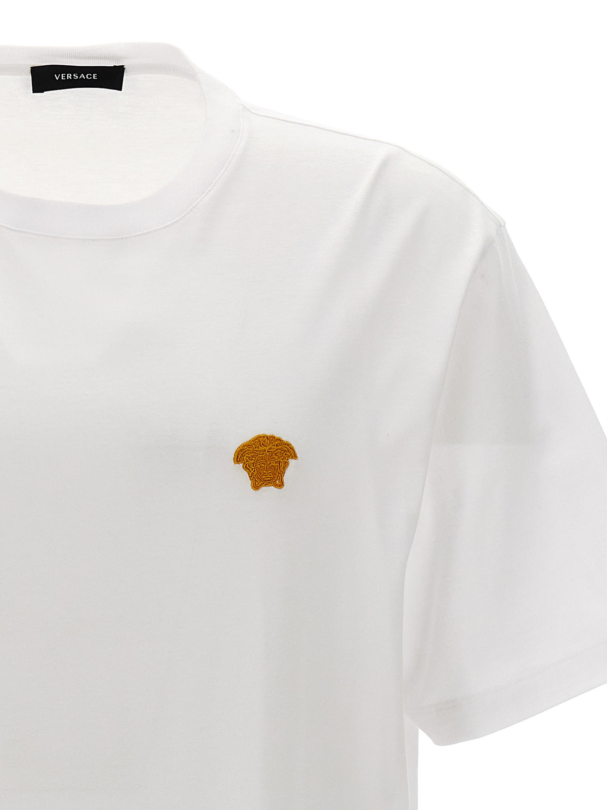 Versace White Cotton T-Shirt