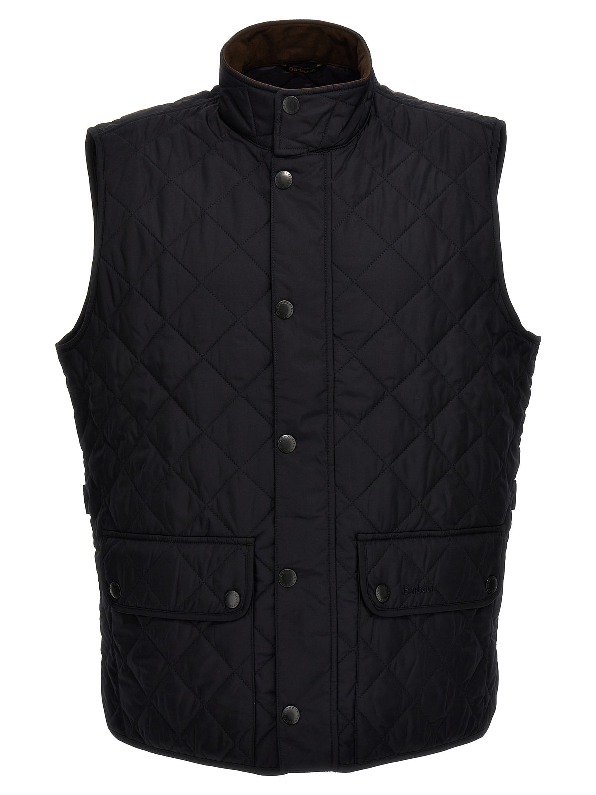 Barbour Blue Polyester Sleeveless Jacket