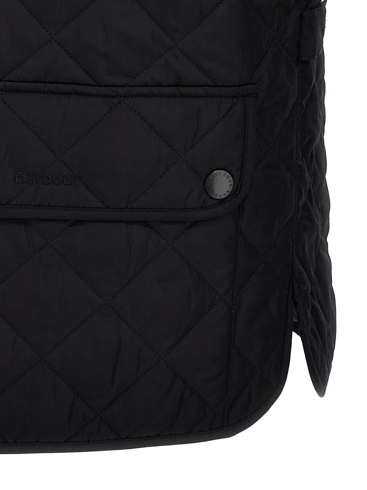 Barbour Blue Polyester Sleeveless Jacket