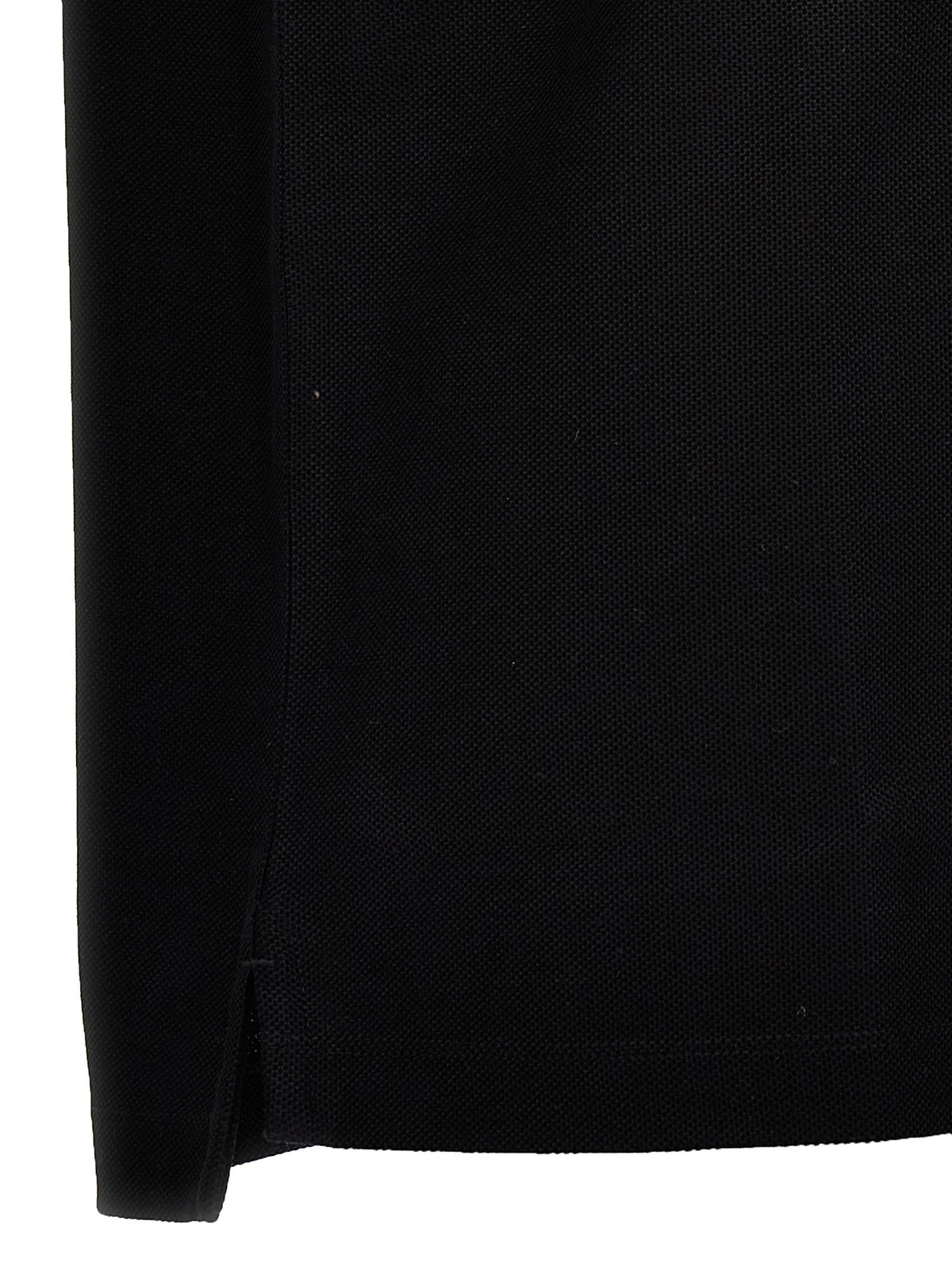 Burberry Black Cotton Polo Shirt