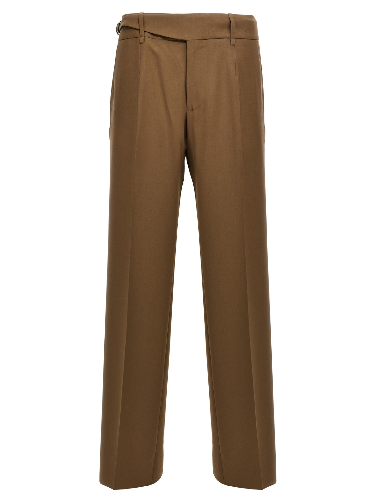 Dolce & Gabbana Brown Virgin Wool Dress Pants