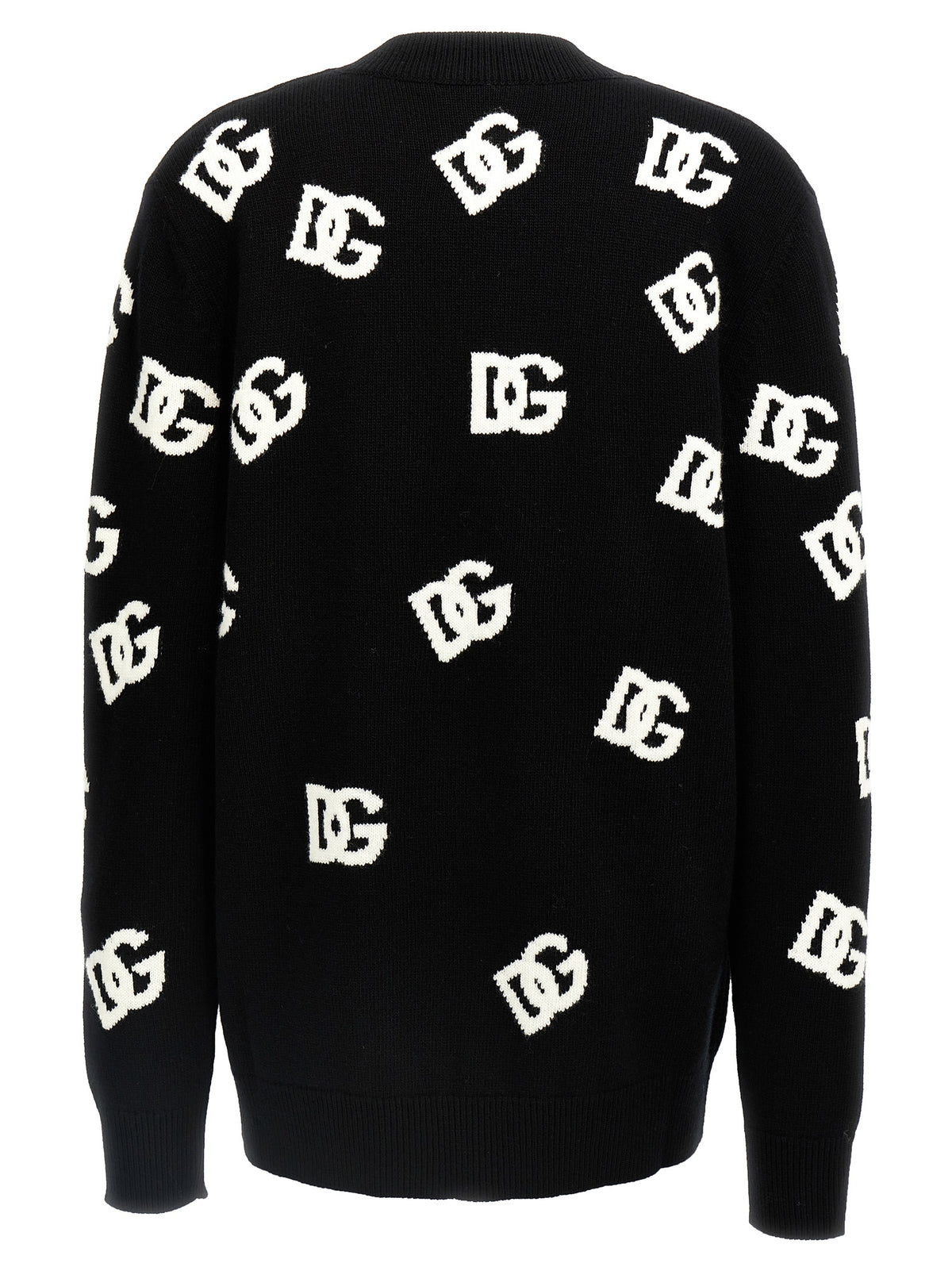 Dolce & Gabbana Bicolor Virgin Wool Cardigan