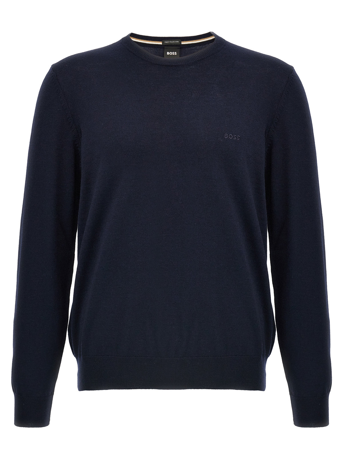Hugo Boss Blue Virgin Wool Cardigan