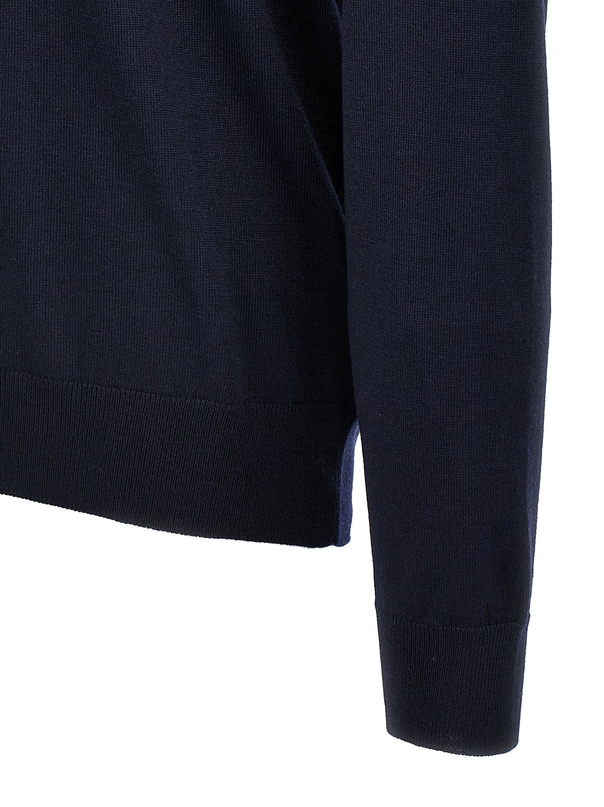 Hugo Boss Blue Virgin Wool Cardigan