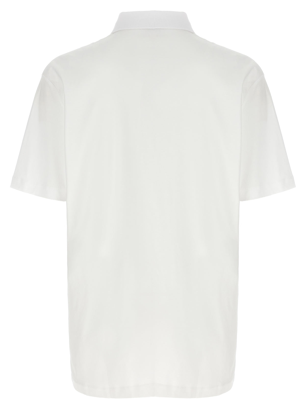 Hugo Boss White Cotton Polo Shirt