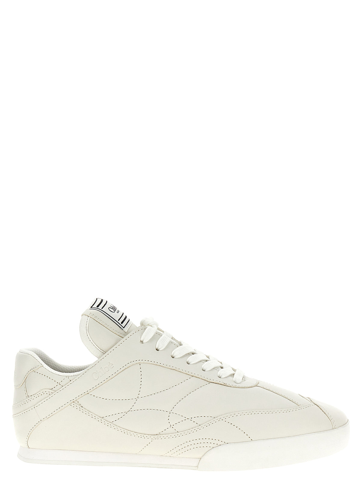 Chloé White Leather Sneakers