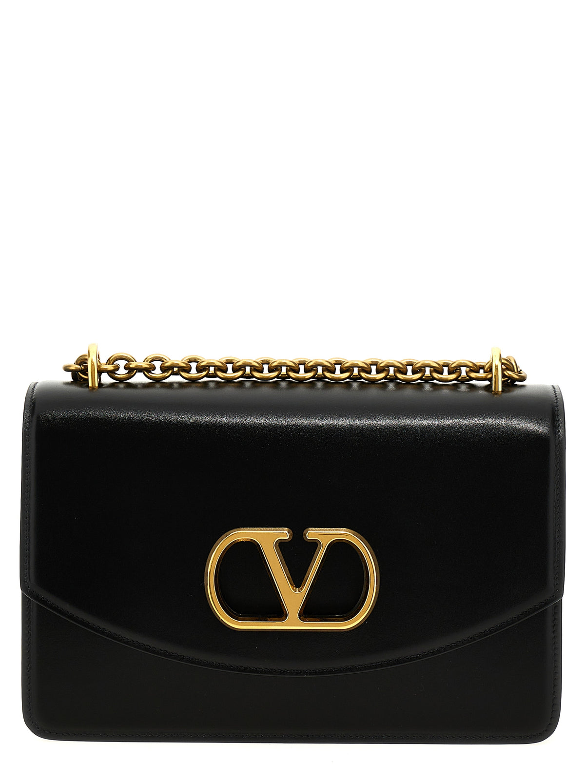Valentino Garavani Black Calfskin Shoulder Bag