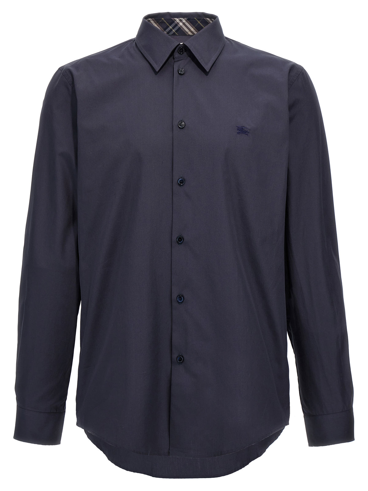 Burberry Blue Cotton Blouse