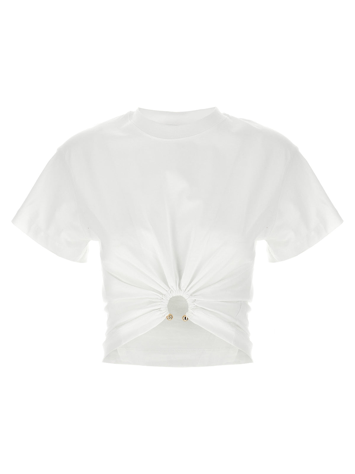 Paco Rabanne White Cotton T-Shirt