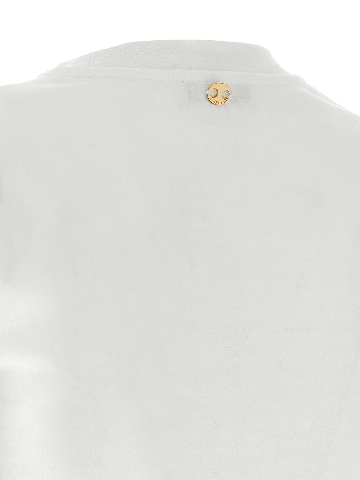 Paco Rabanne White Cotton T-Shirt