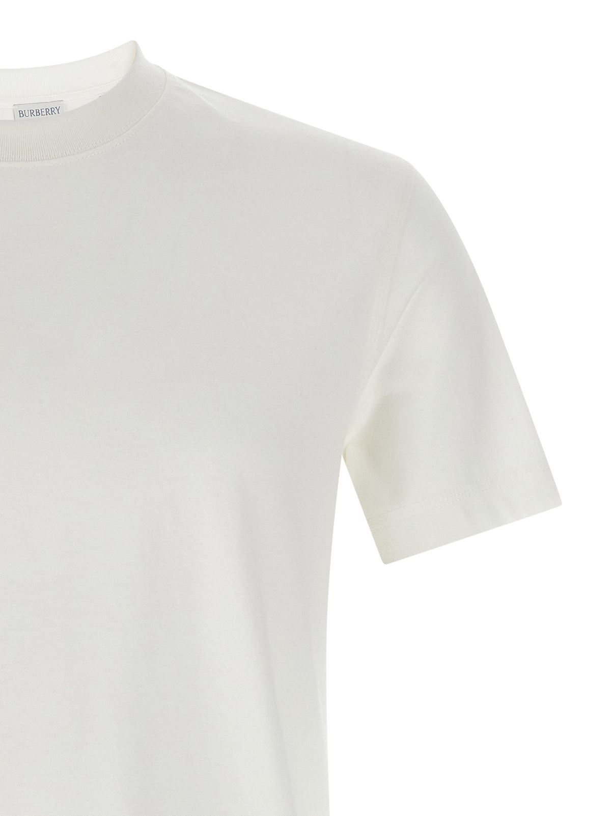 Burberry White Cotton T-Shirt