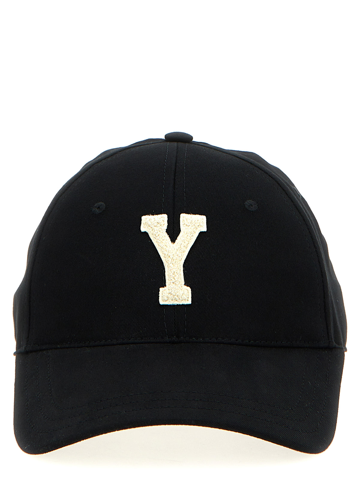 Saint Laurent Black Cotton Cap (Baseball Hat)