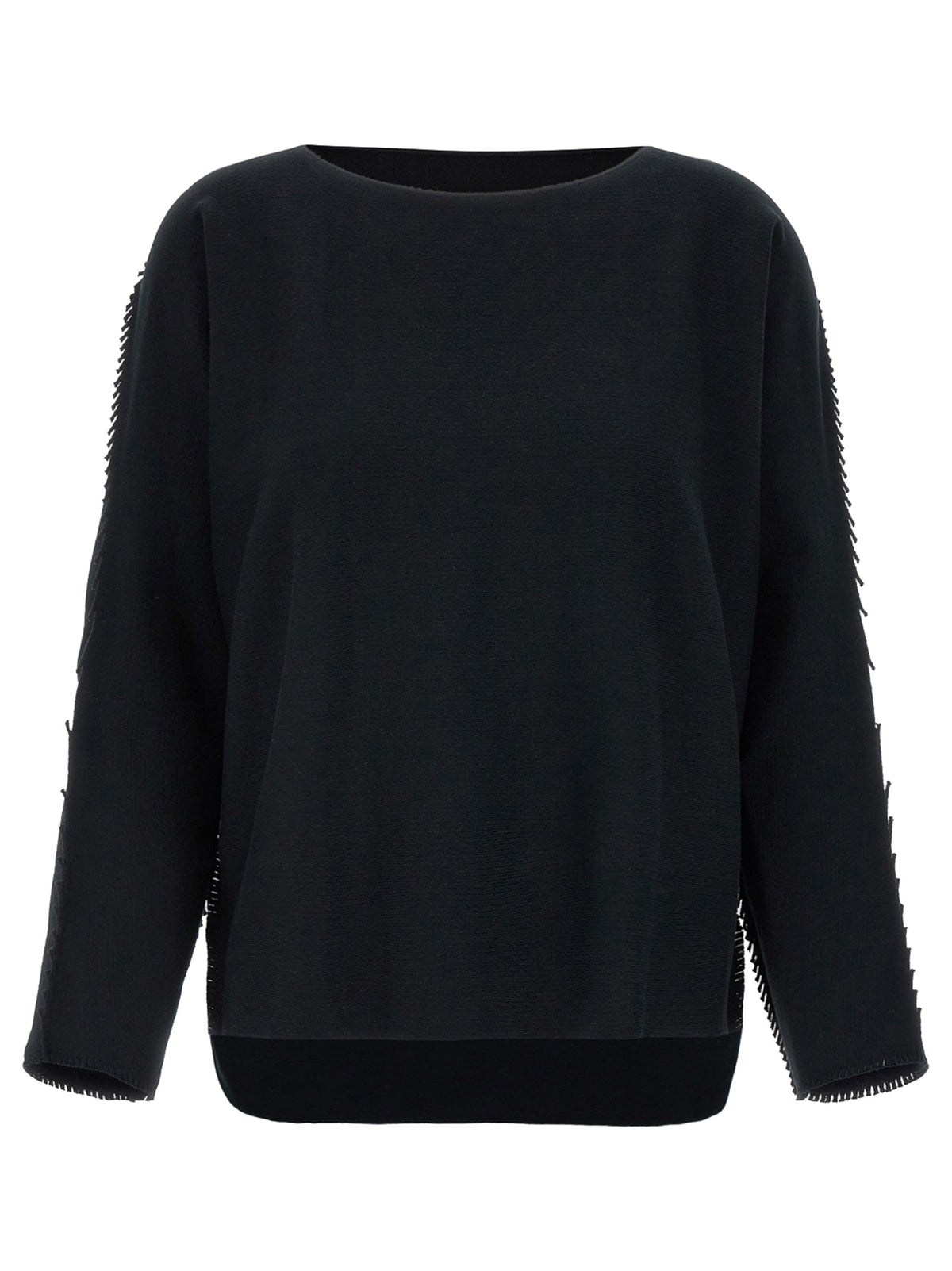 Issey Miyake Black Cotton Cardigan