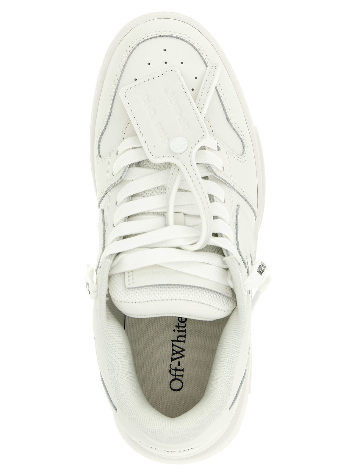 Off-White White Bovine Leather Sneakers