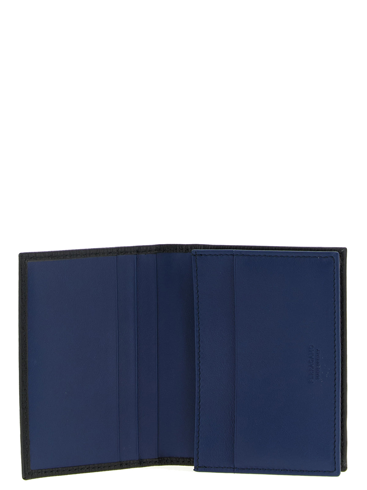 Ferragamo Black Calfskin Cardholder