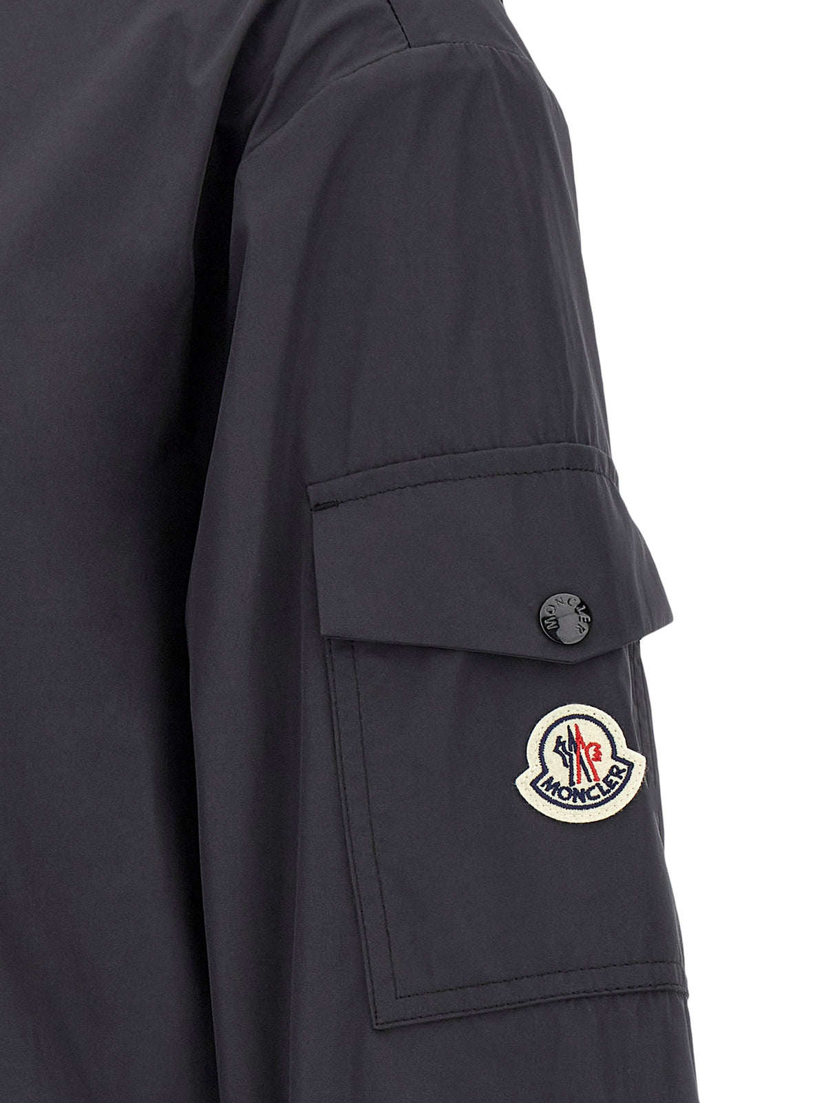 Moncler Black Polyester Shell Jacket