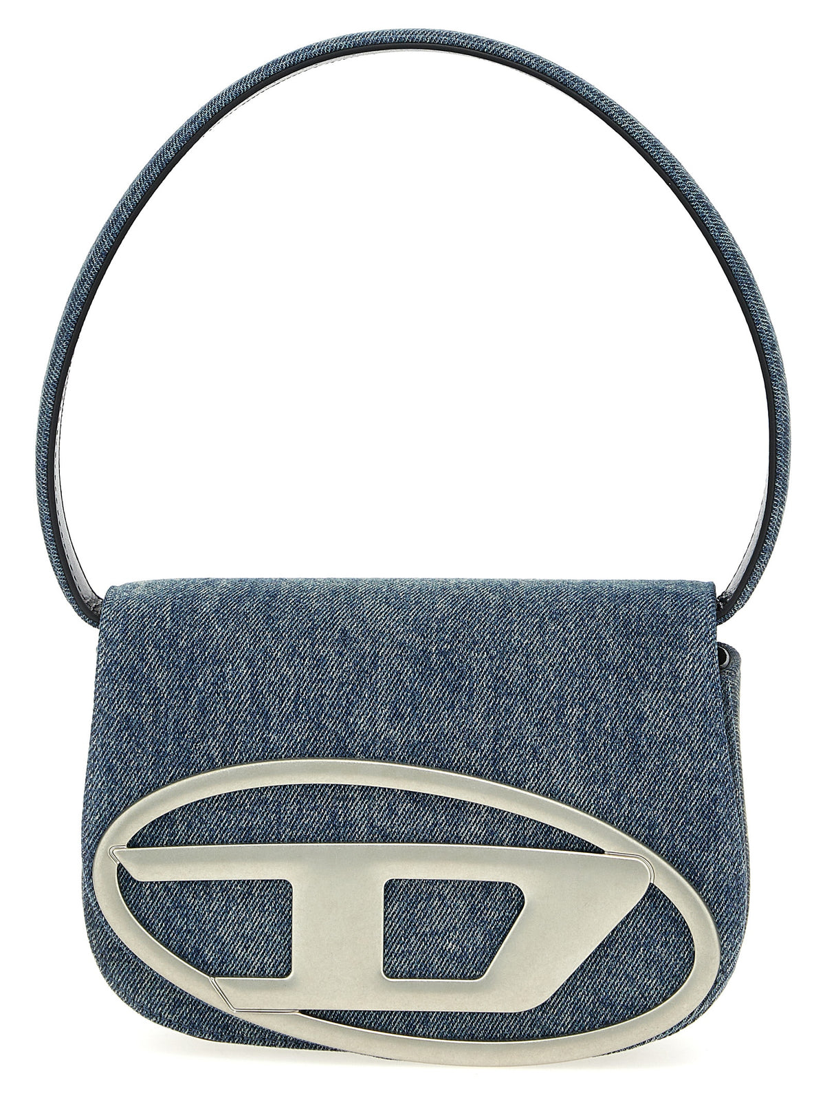 Diesel Blue Cotton Shoulder Bag