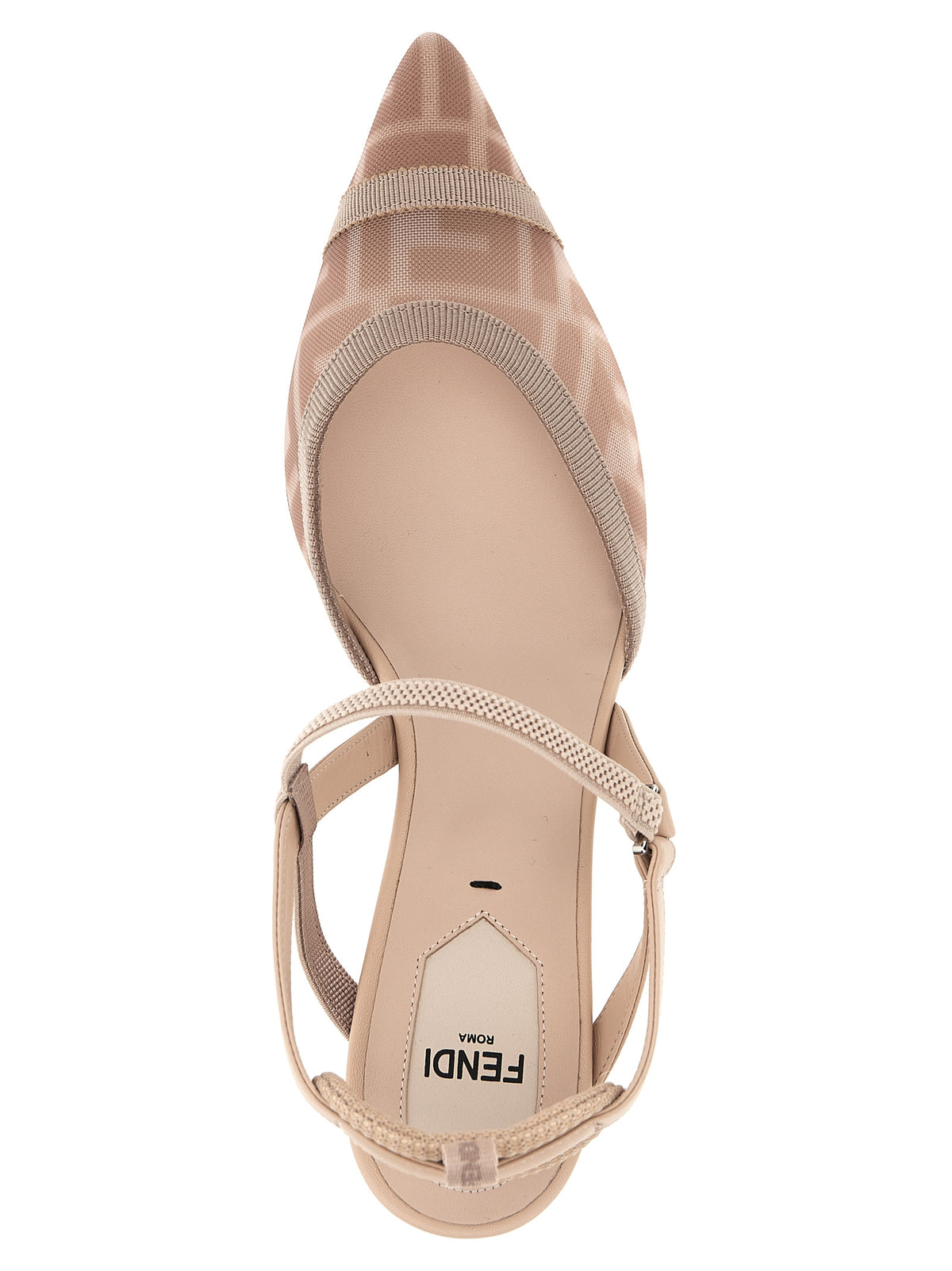 Fendi Multicolor Polyamide Mid Heel Pumps