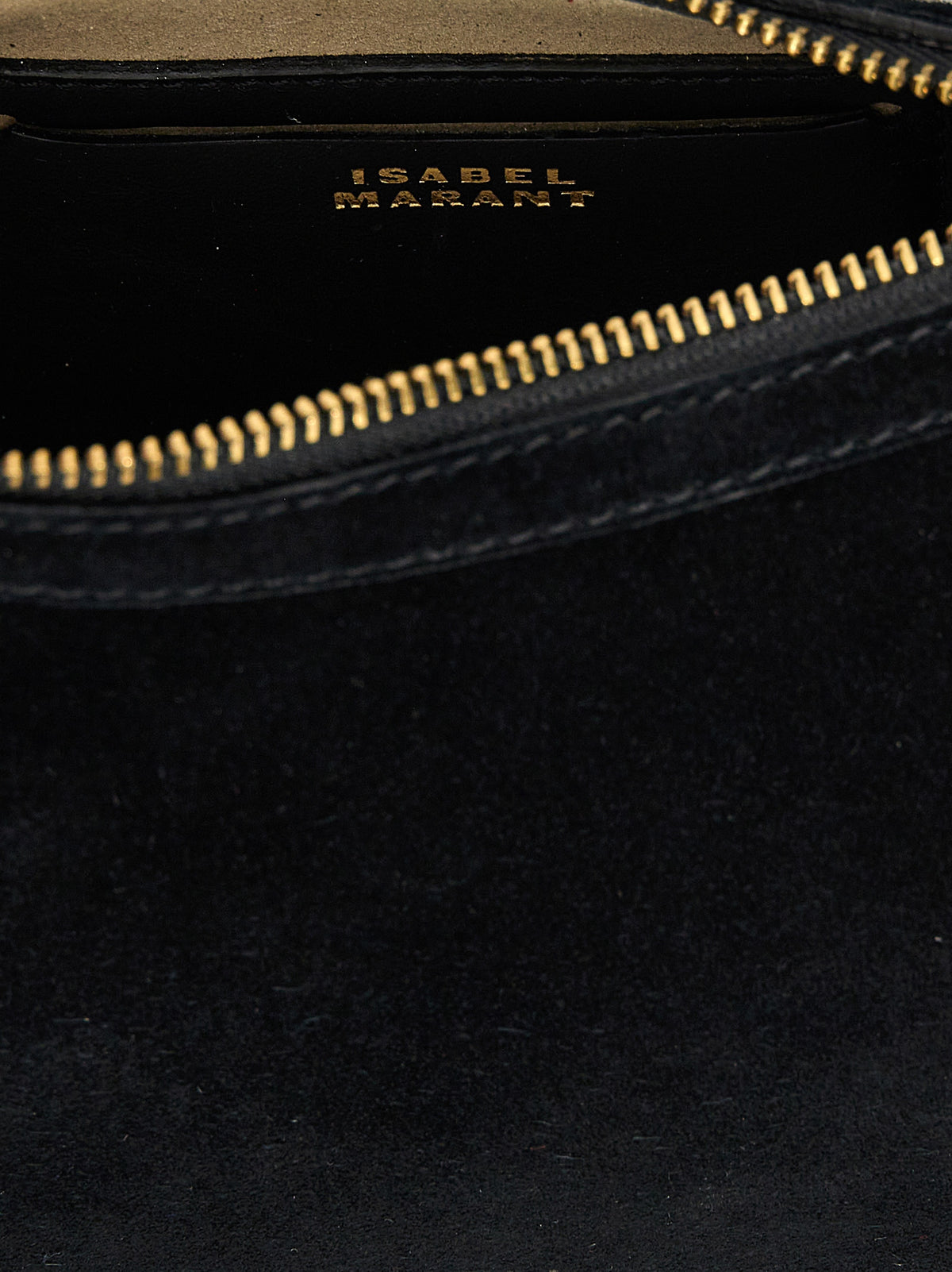 Isabel Marant Black Calfskin Shoulder Bag
