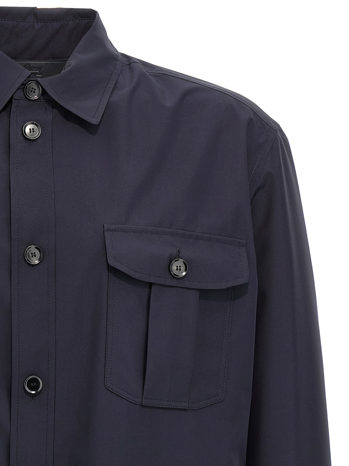 Brioni Blue Silk Jacket