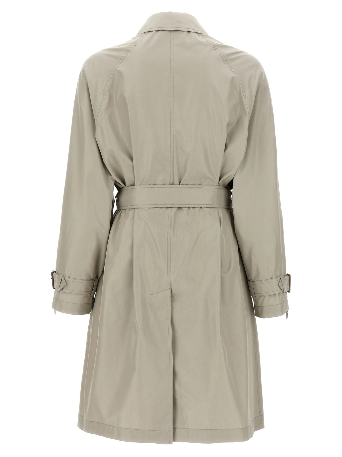 Burberry Gray Satin Coat