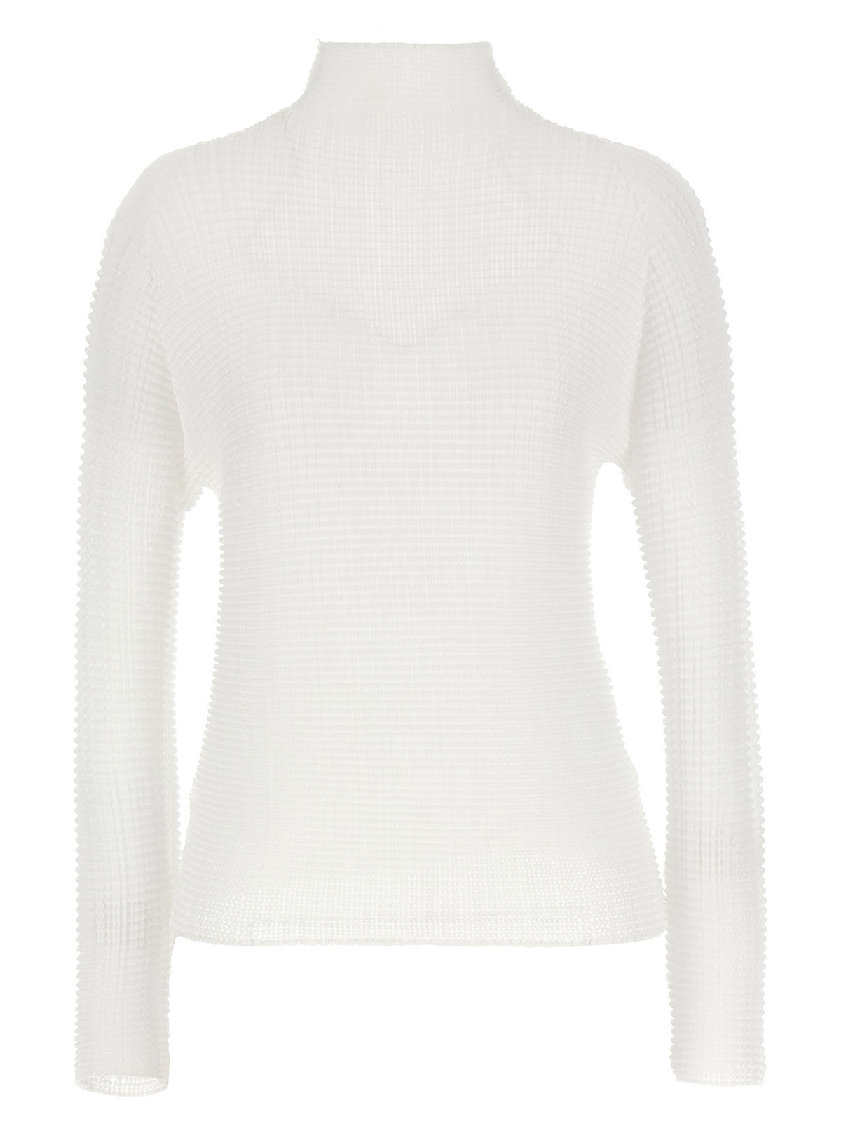 Issey Miyake White Polyester Blouse