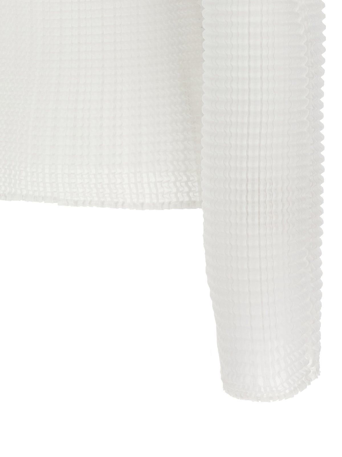 Issey Miyake White Polyester Blouse