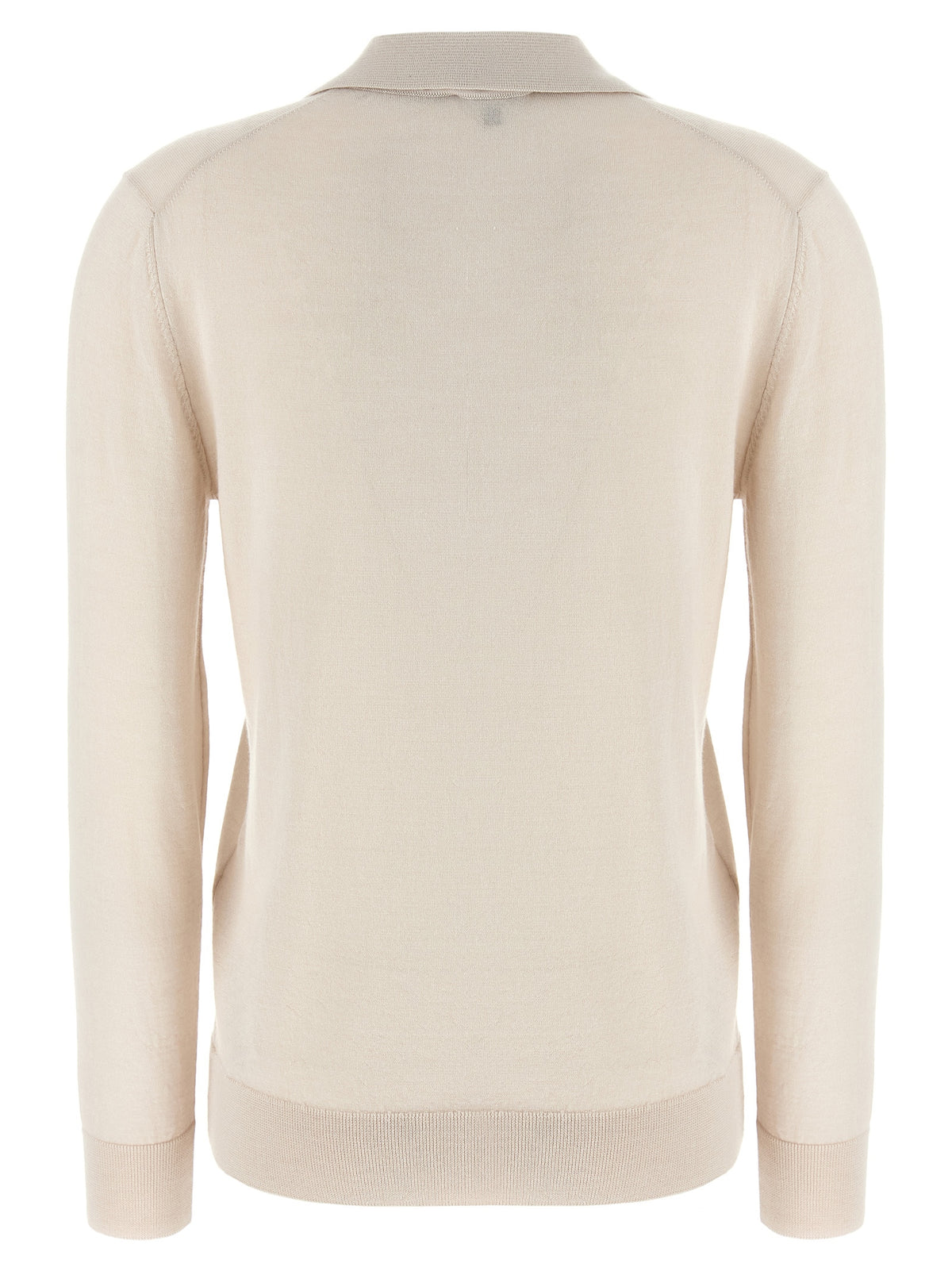Brioni Beige Cashmere Polo Shirt