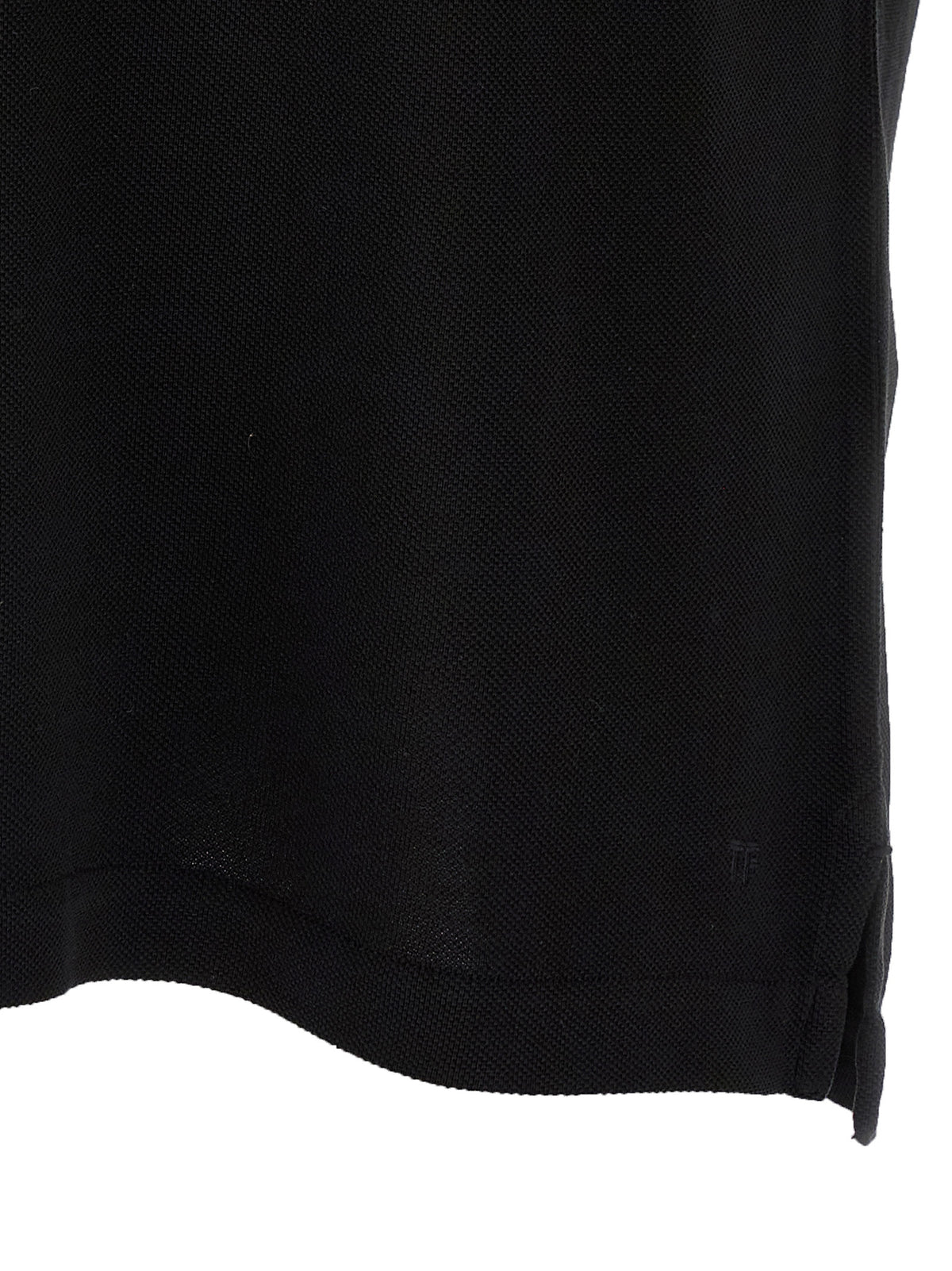 Tom Ford Black Lyocell Polo Shirt