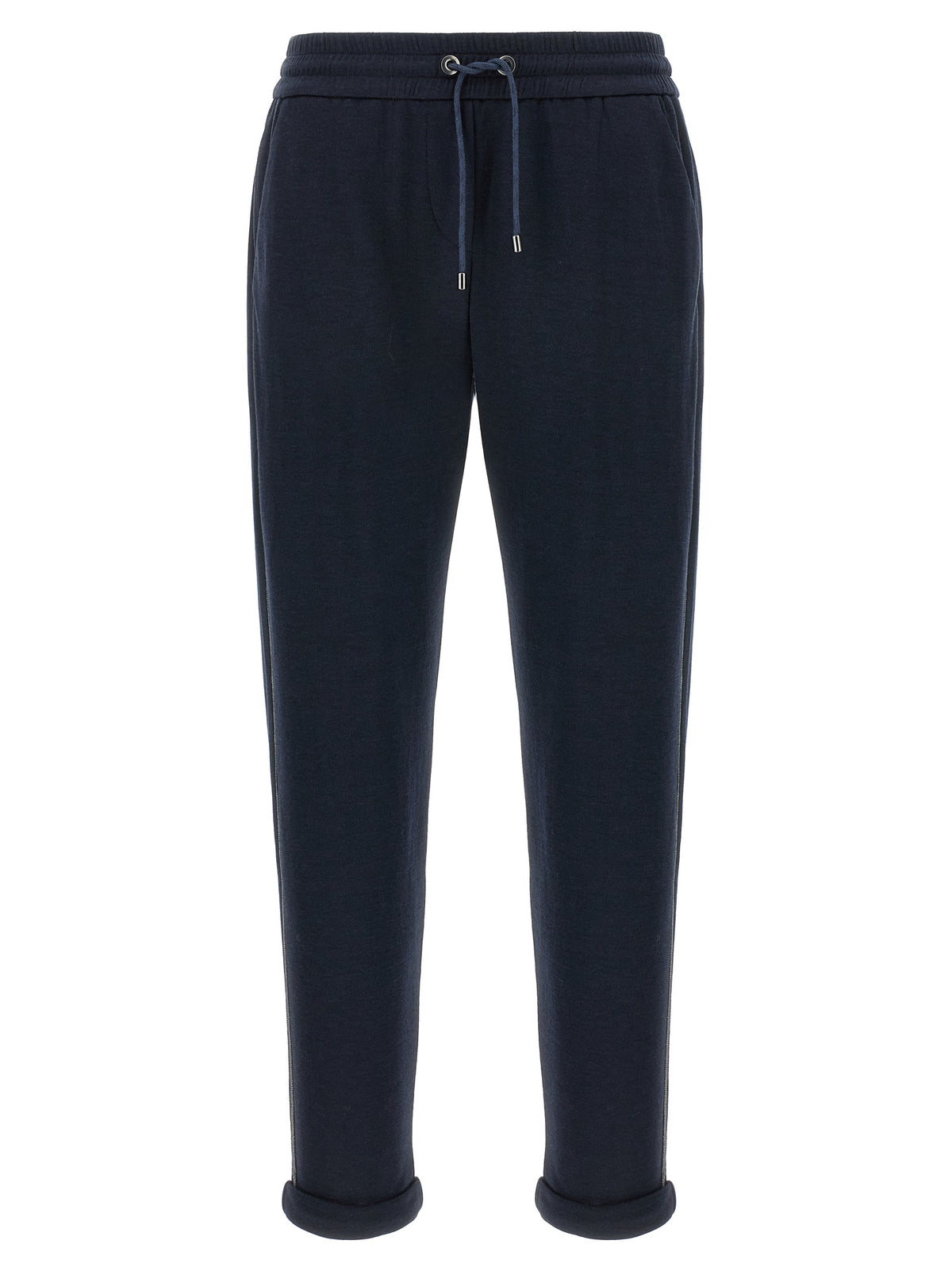 Brunello Cucinelli Blue Cotton Joggers (Workout Pants)