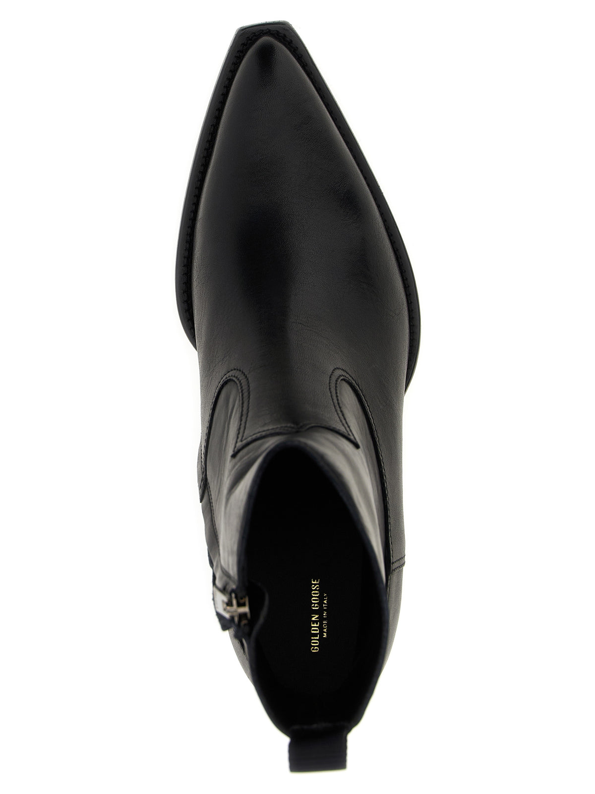 Golden Goose Black Cowhide Chelsea Boots