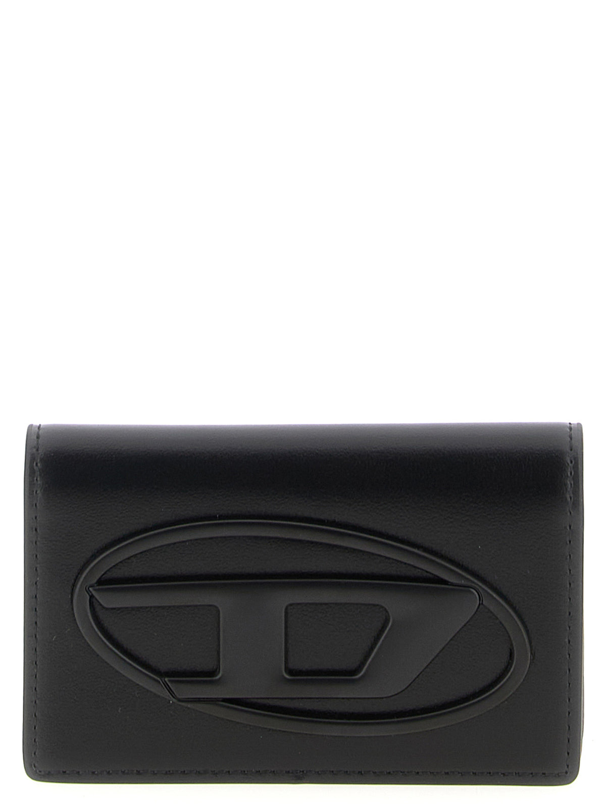 Diesel Black Leather Cardholder
