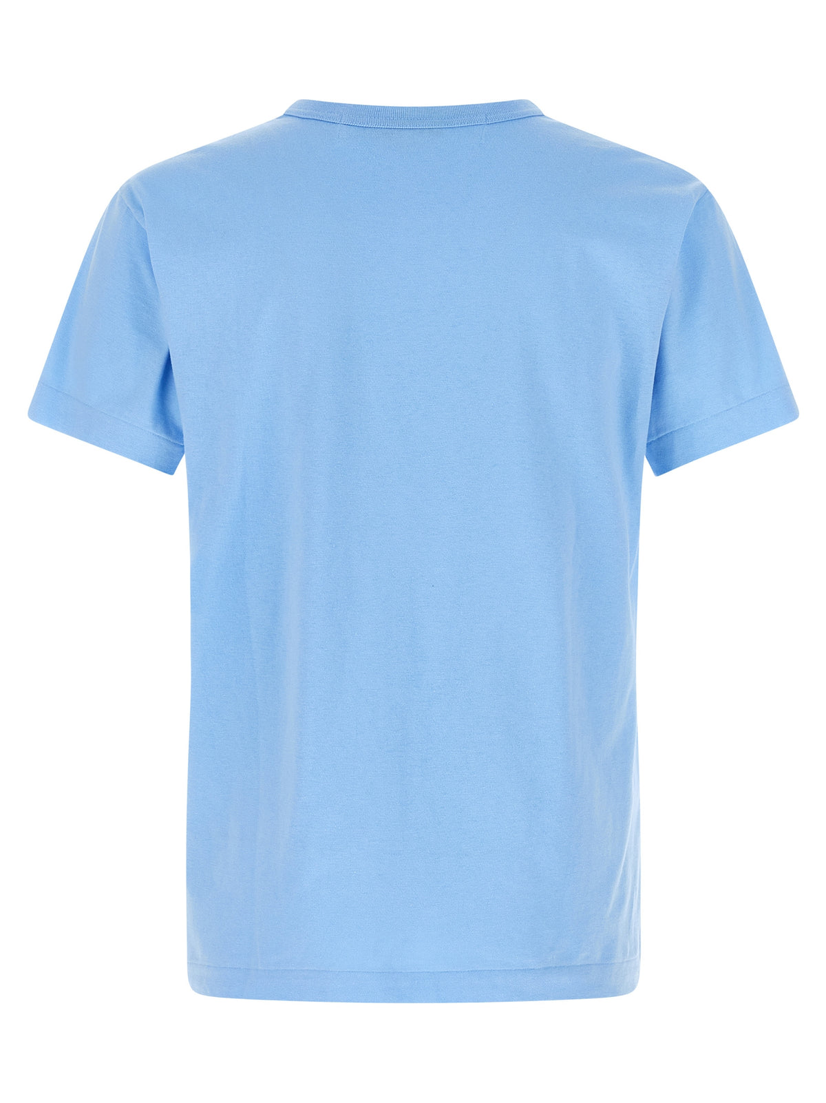 Comme Des Garçons Play Blue Cotton T-Shirt