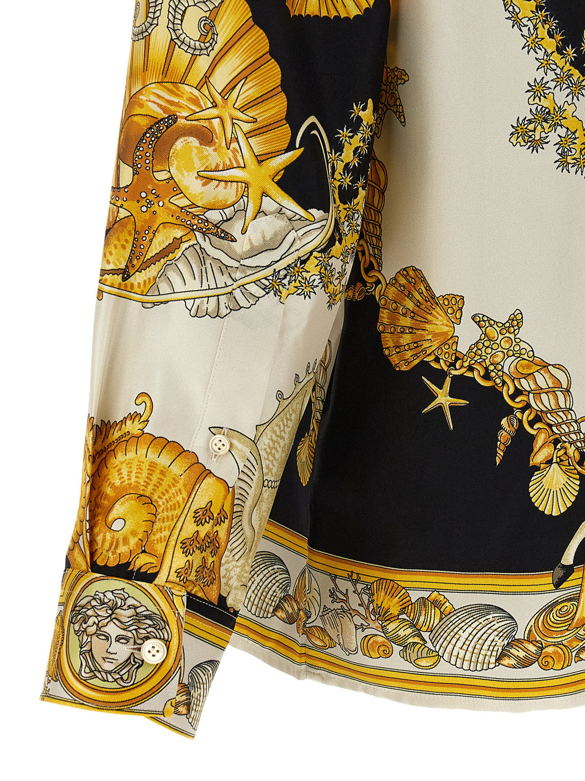 Versace Multicolor Silk Blouse