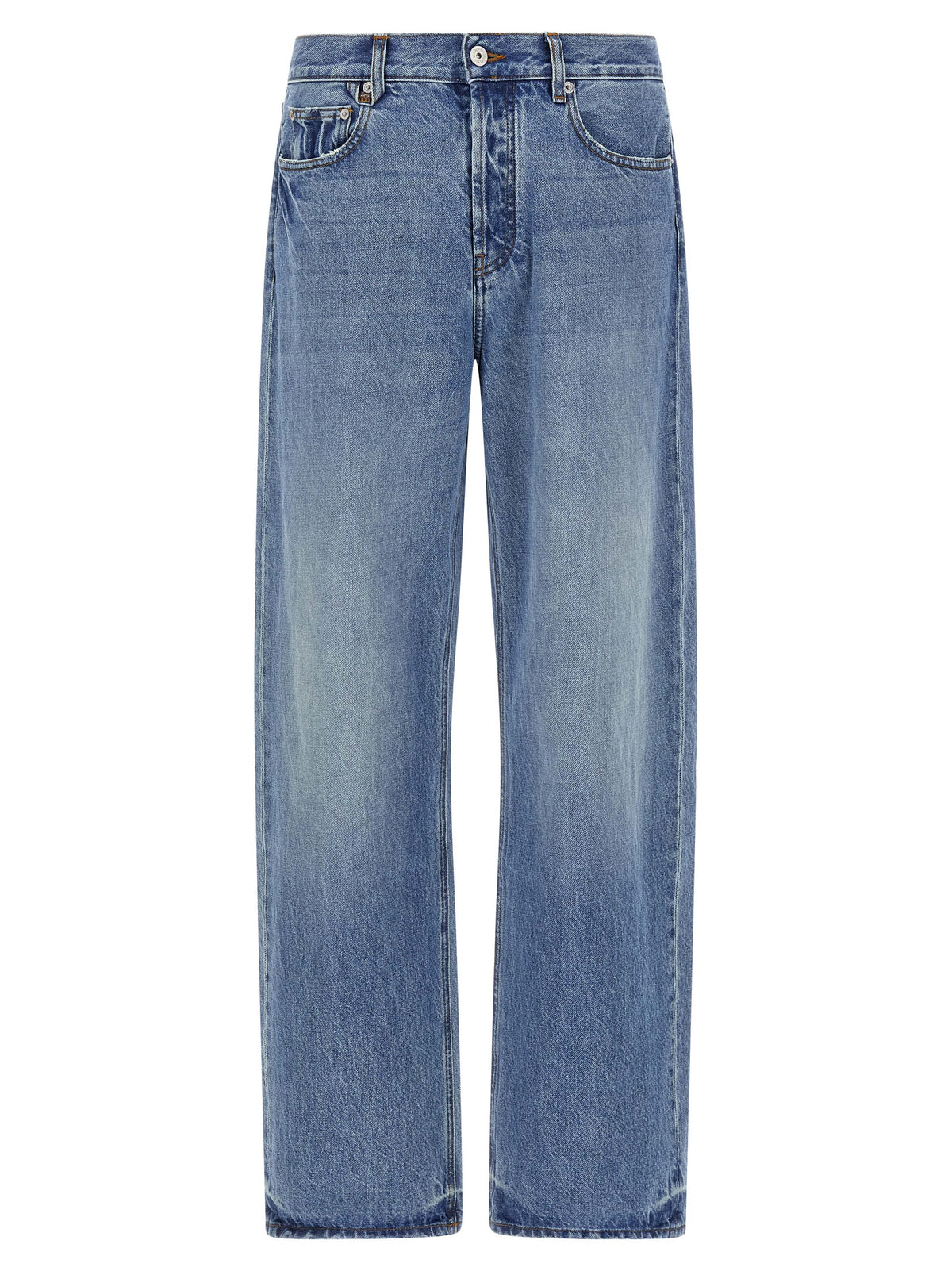 Jacquemus Blue Cotton Straight-Leg Jeans