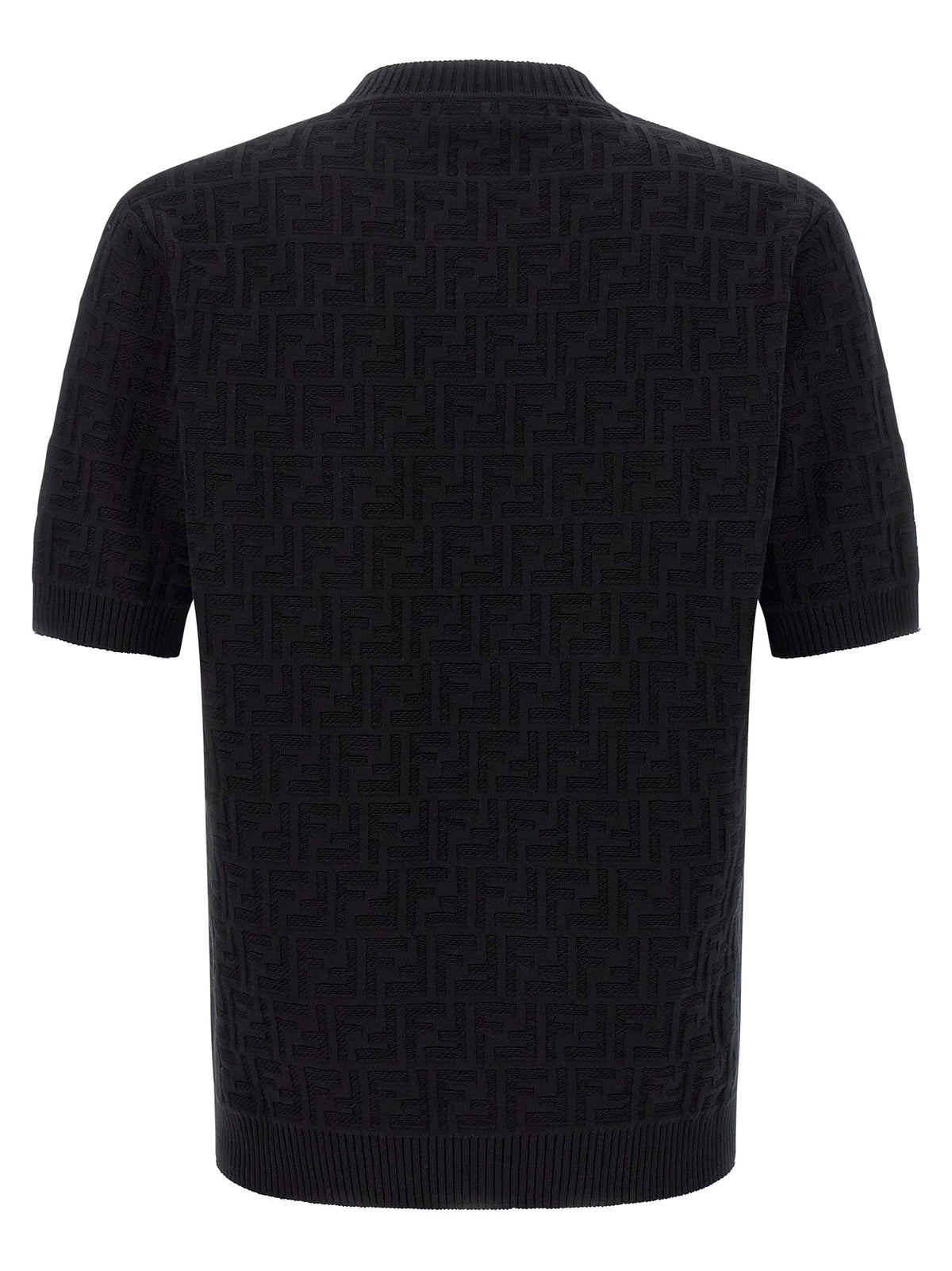 Fendi Black Cotton Cardigan