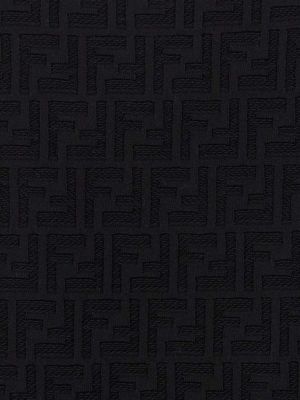 Fendi Black Cotton Cardigan