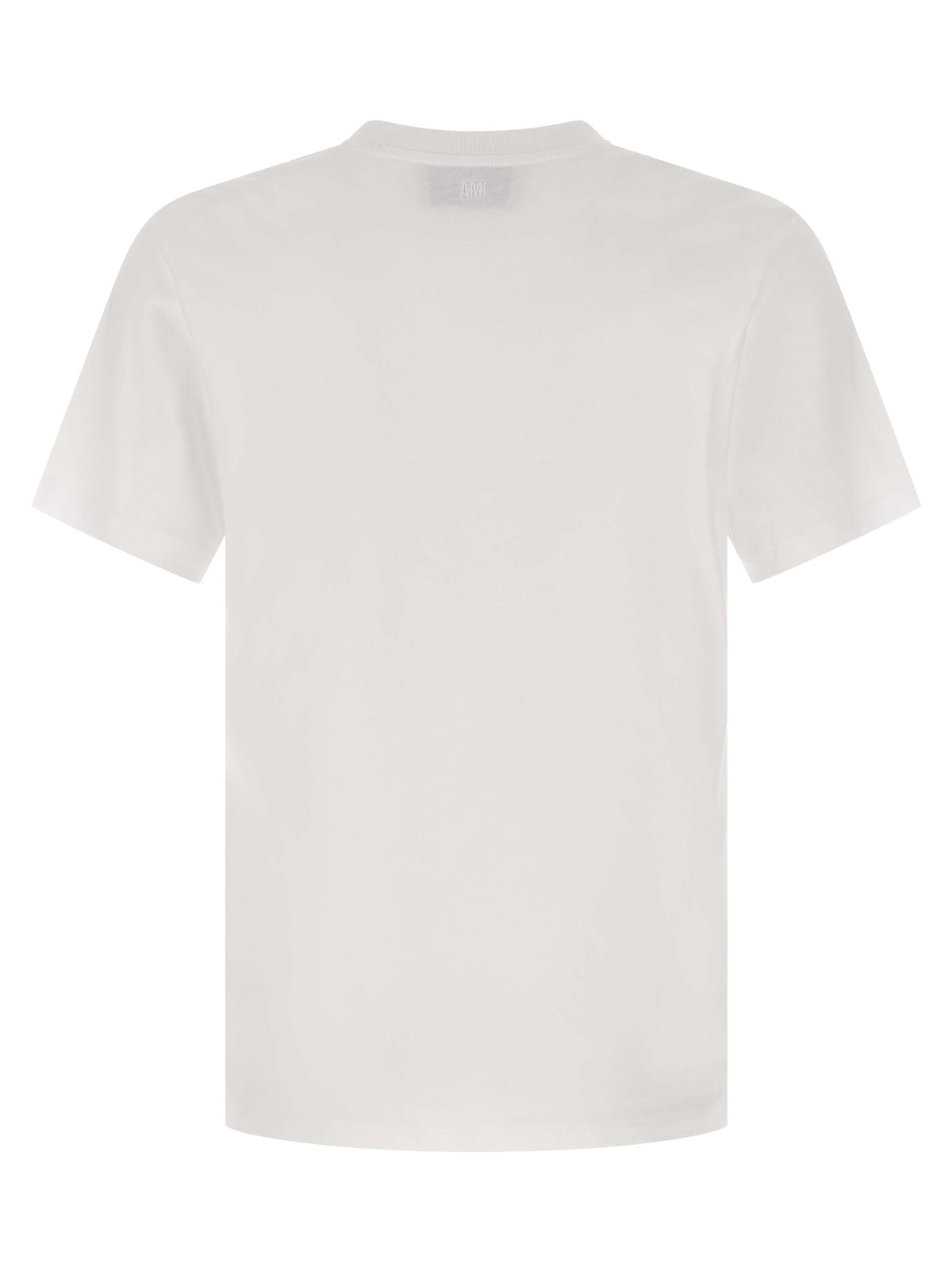 Ami Paris White Cotton T-Shirt