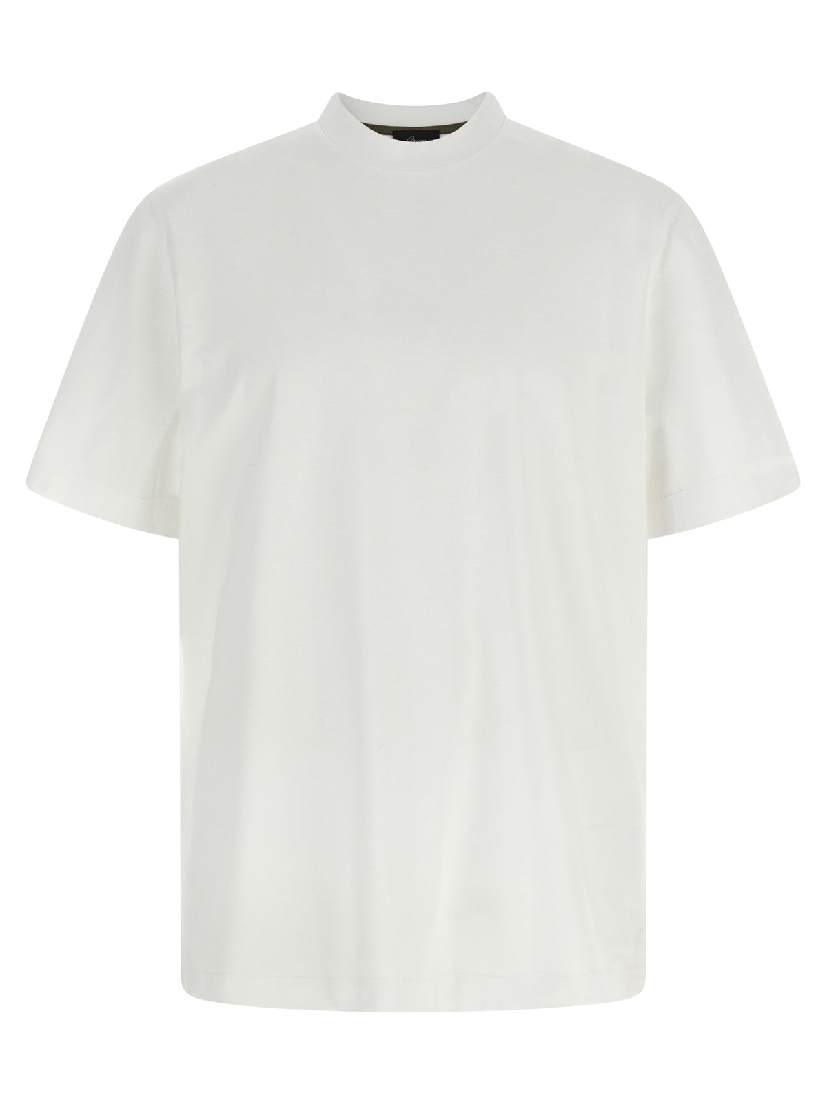 Brioni White Cotton T-Shirt
