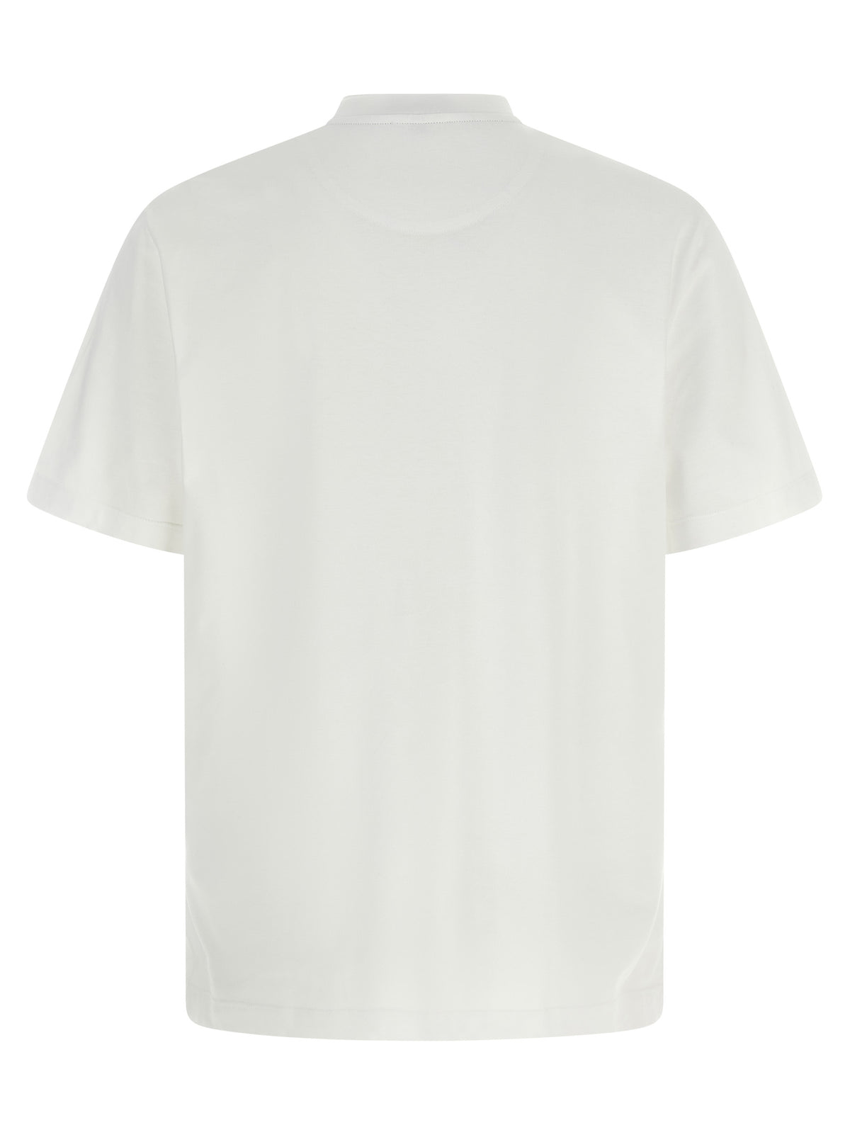 Brioni White Cotton T-Shirt