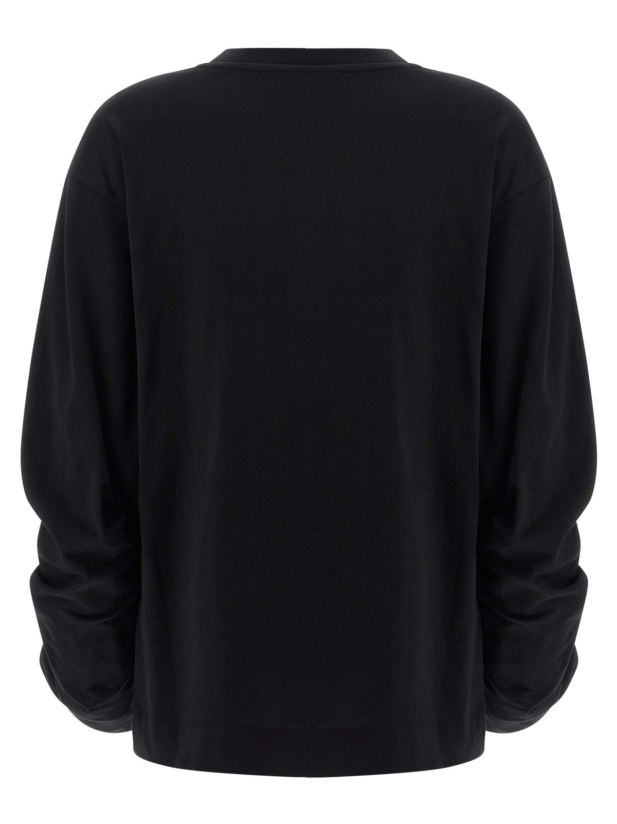 Dries Van Noten Black Cotton Long Sleeve T-Shirt