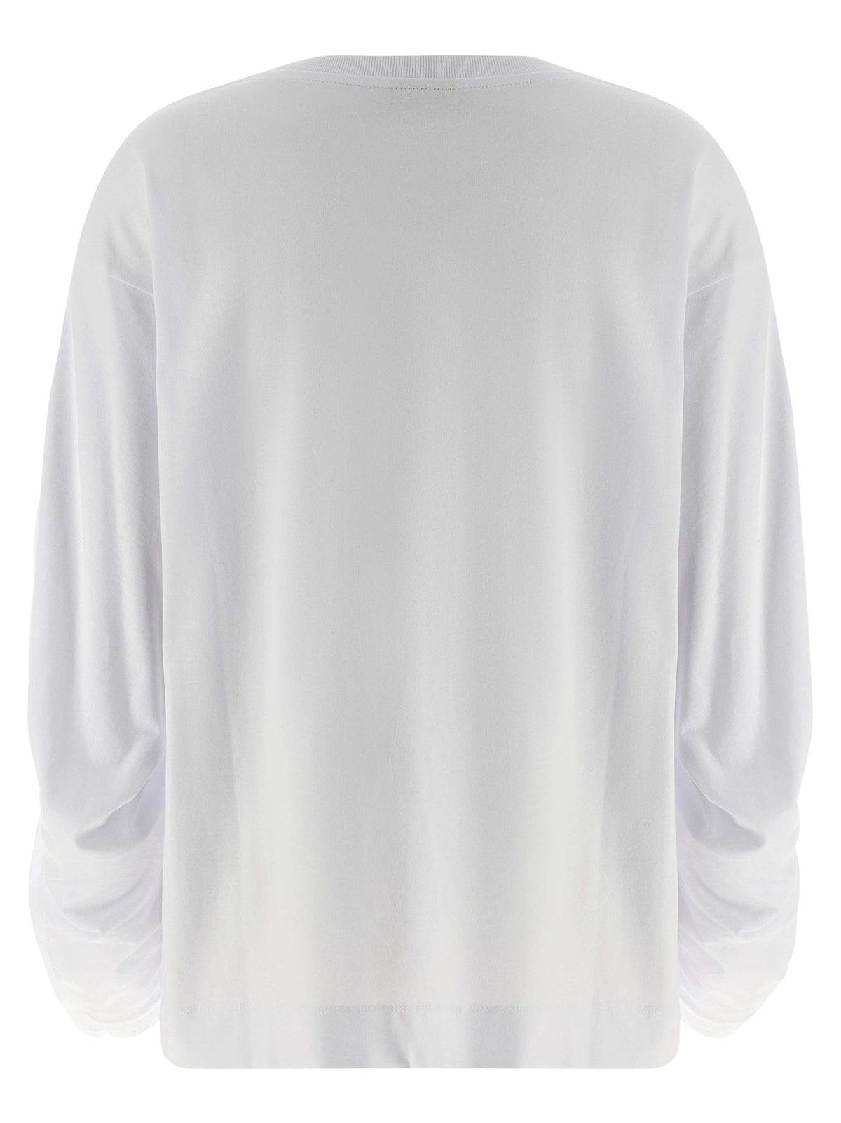Dries Van Noten White Cotton Long Sleeve T-Shirt