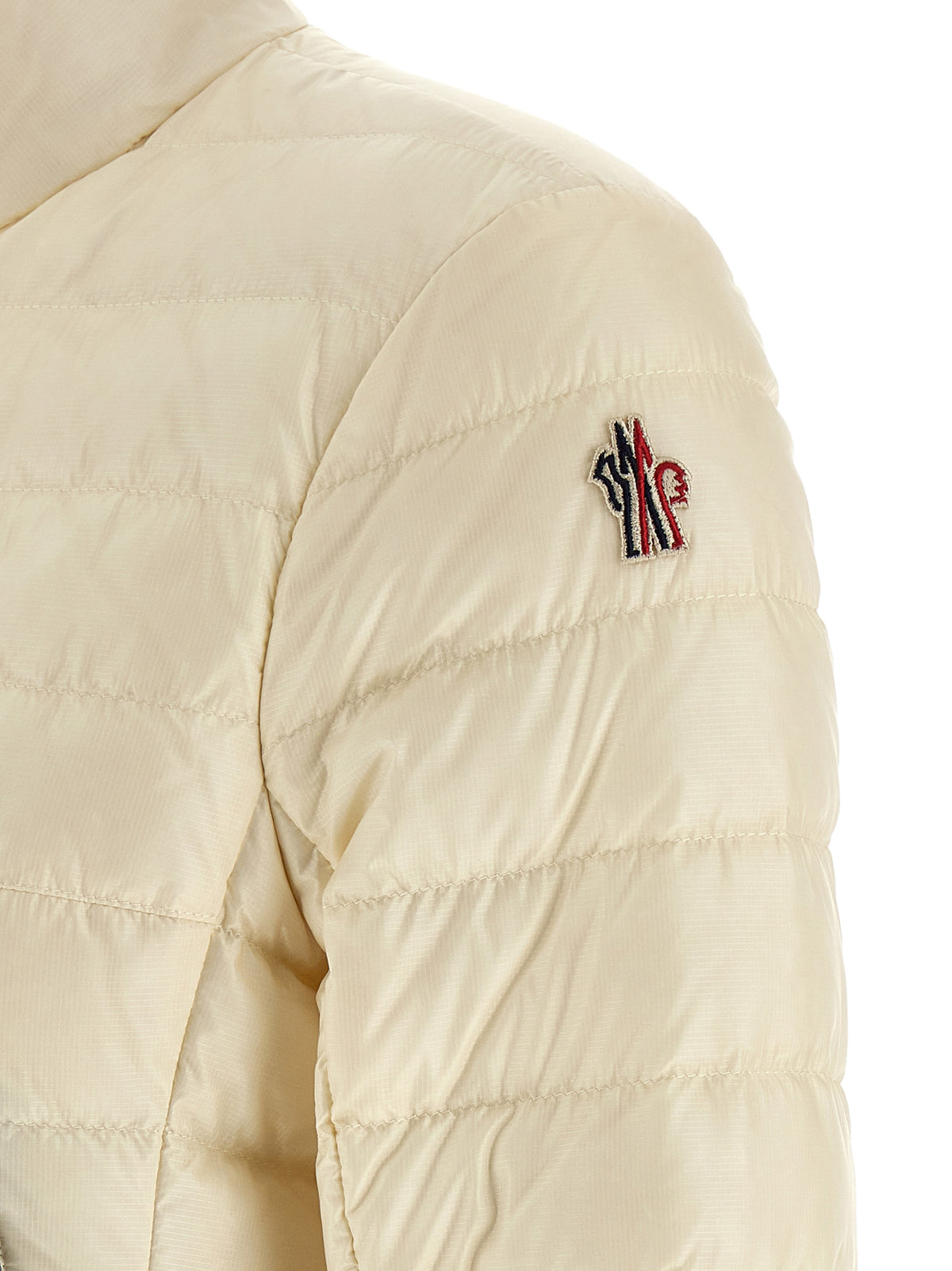 Moncler Grenoble White Polyamide Full-Length Jacket