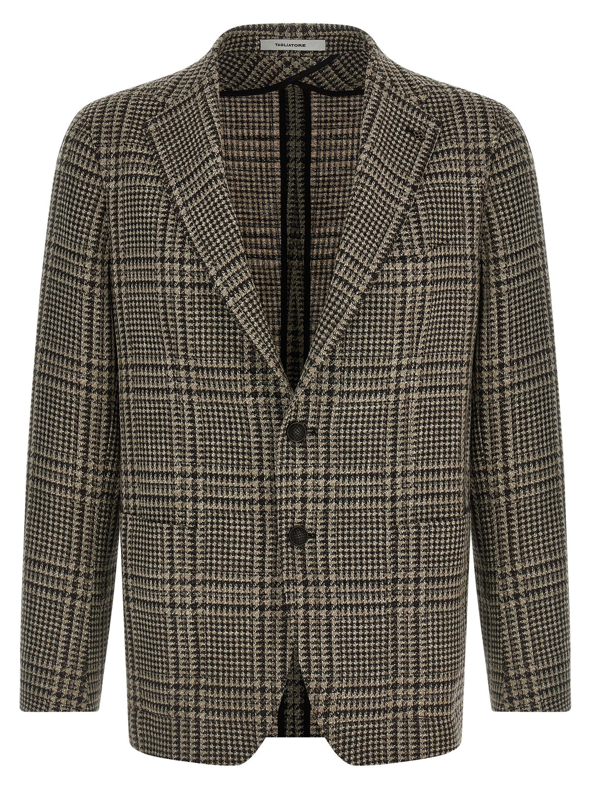 Tagliatore Brown Virgin Wool Blazer